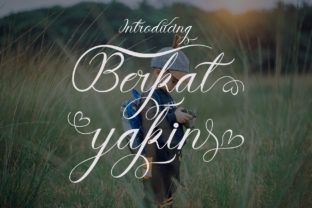 Berkat Yakin: A Handwritten Font for Editorial Design