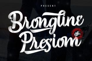 Brongline Presiom: A Bold Script Font for Web Design