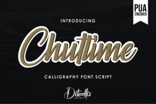 Chuttime: A Handwritten Typeface for Bold Editorial Design