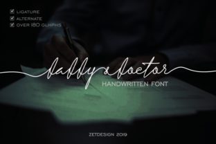 Daddy Doctor: A Handwritten Font for Web Design