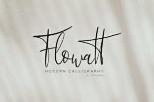 Flowatt: A Modern Script Font for Clear Campaigns