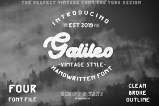 Galileo: A Bold Script Font for Editorial Design