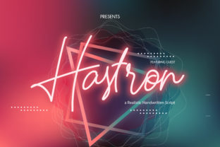 Hastron: A Retro Script Font for Web Design