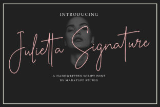 Julietta Signature Font for Campaign Design