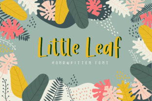 Little Leaf Font: Bold Script for Makers