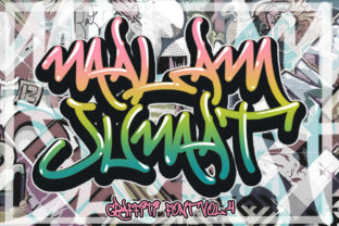 Malam Jumat Vol.4: The Ultimate Graffiti Font for Crafters