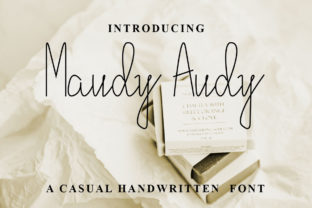 Maudy Audy: The Handwritten Font That Elevates Brand Identity