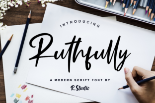 Ruthfully: A Modern Handwritten Font for Crafters