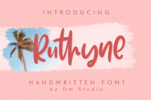 Ruthyne: A Chic Handwritten Font for Modern Branding