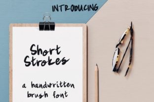 Short Strokes: A Handwritten Font for Bold Marketing