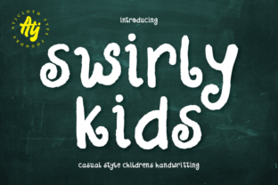 Swirly Kids: A Playful Font for Branding